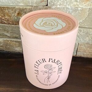 La Fleur Parfumée Orange Blossom, Rose & Amber Floral Candle